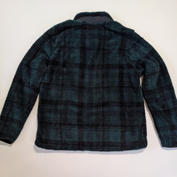 NWT EDDIE‎ BAUER Jacket Pemba Plaid PULLOVER Green Womens size XL - Picture 4 of 5